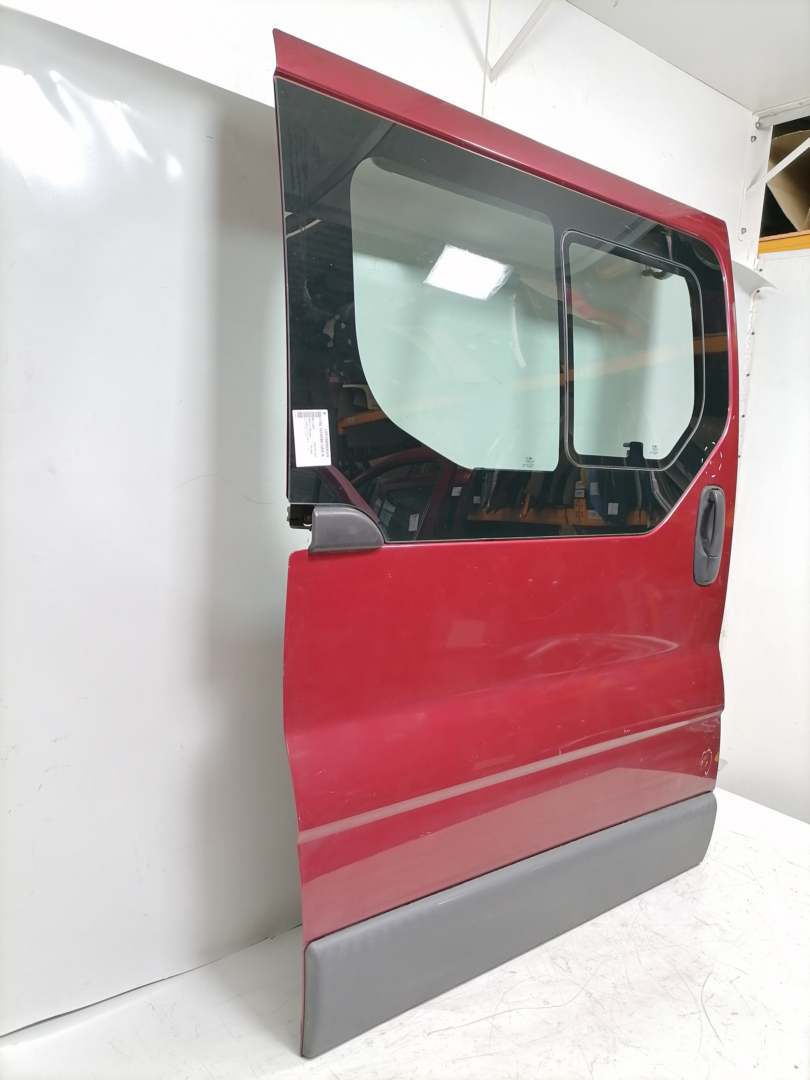Renault Trafic 2 original Schiebet&uuml;r rechts NV713 Rouge Cerise verglast Bj.2008